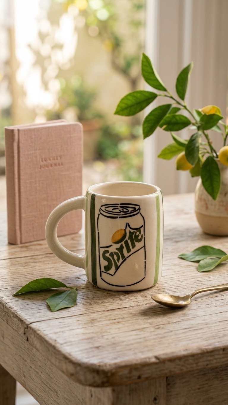 Handmade Ceramic - Sprite Mug