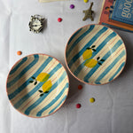 Cute Handmade Ceramics - Yellow Lemon Snack Bowl image 3