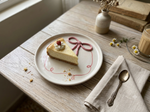 Ceramic Handmade Plate- Pink Ribbon image 2